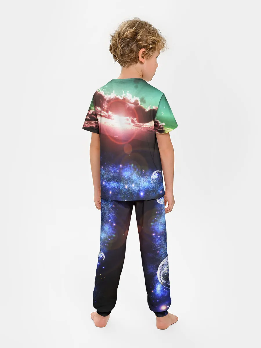 Детская пижама с брюками / ЗАКАТ НОЧНОЙ