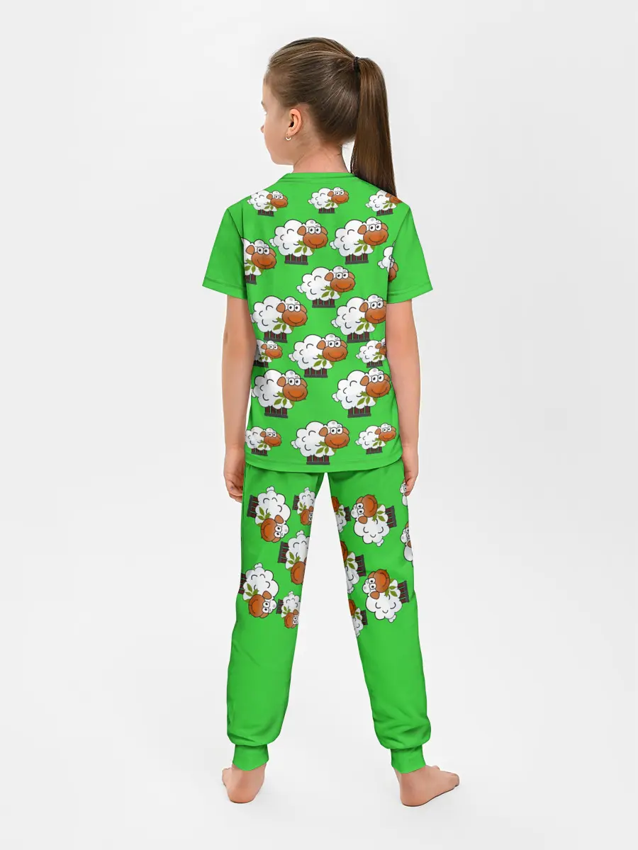 Детская пижама с брюками / Овцы