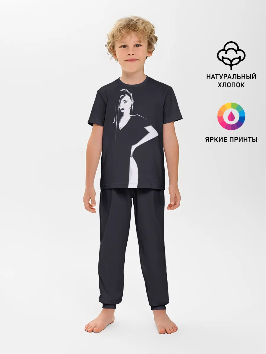 Детская пижама с брюками / Girl