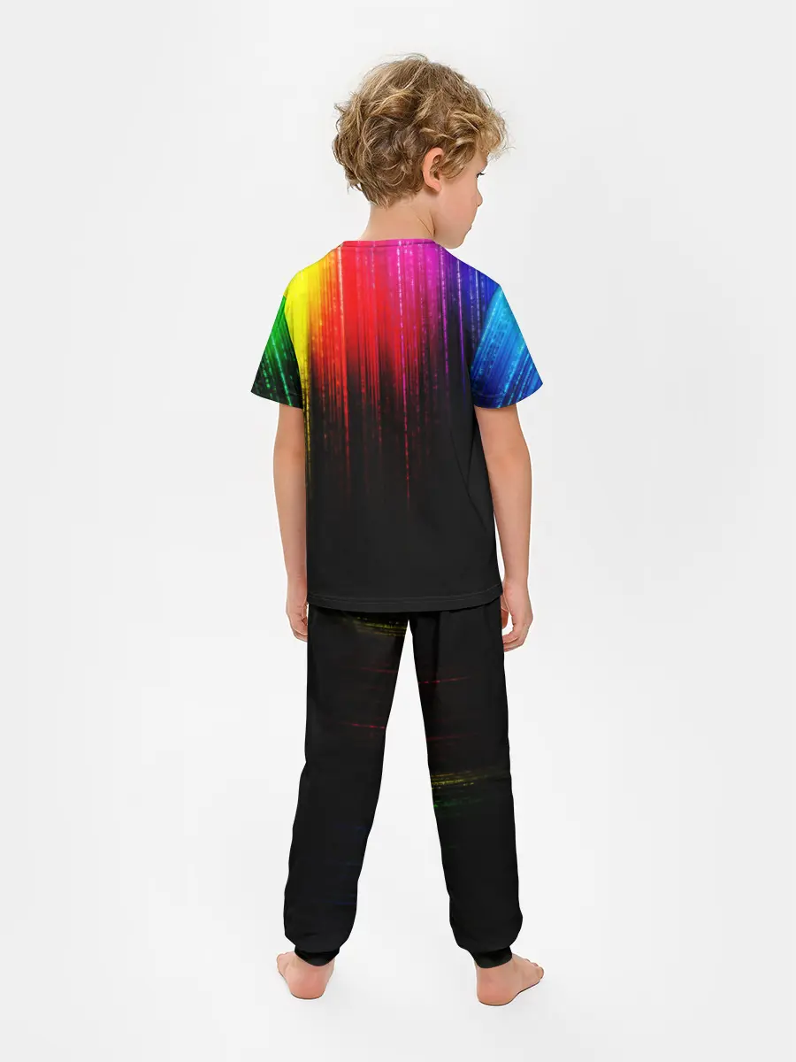 Детская пижама с брюками / КРАСКИ ГРАДИЕНТ