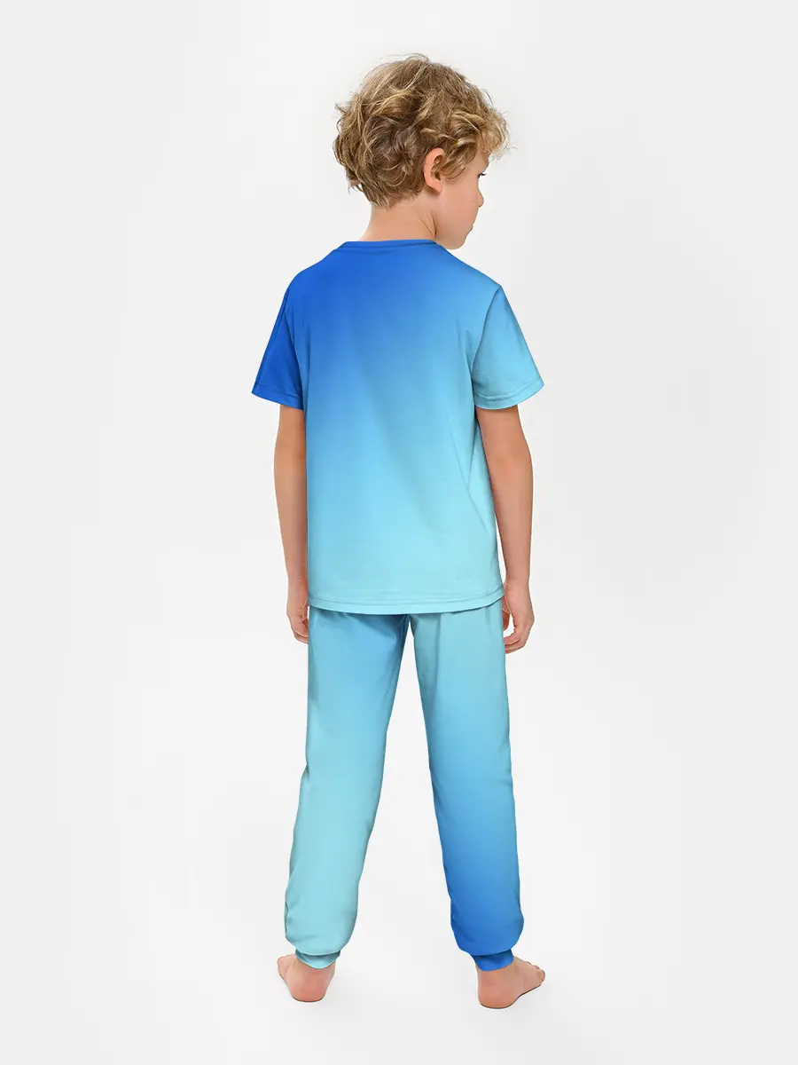 Детская пижама с брюками / blue