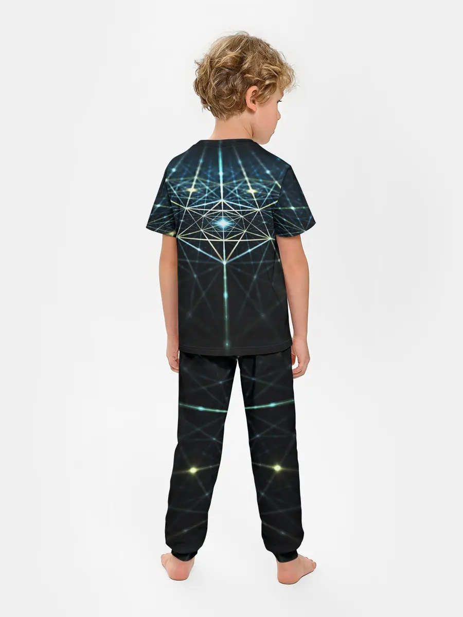 Детская пижама с брюками / CYBERWORLD ABSTRACT