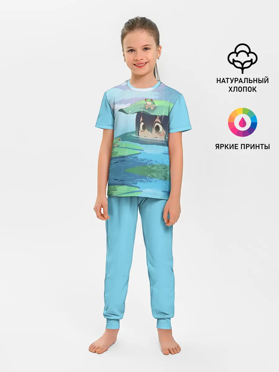 Детская пижама с брюками / Тсую Асуи прячется под водой