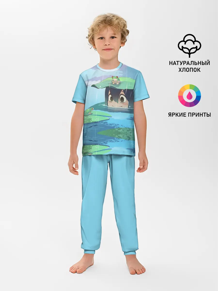 Детская пижама с брюками / Тсую Асуи прячется под водой