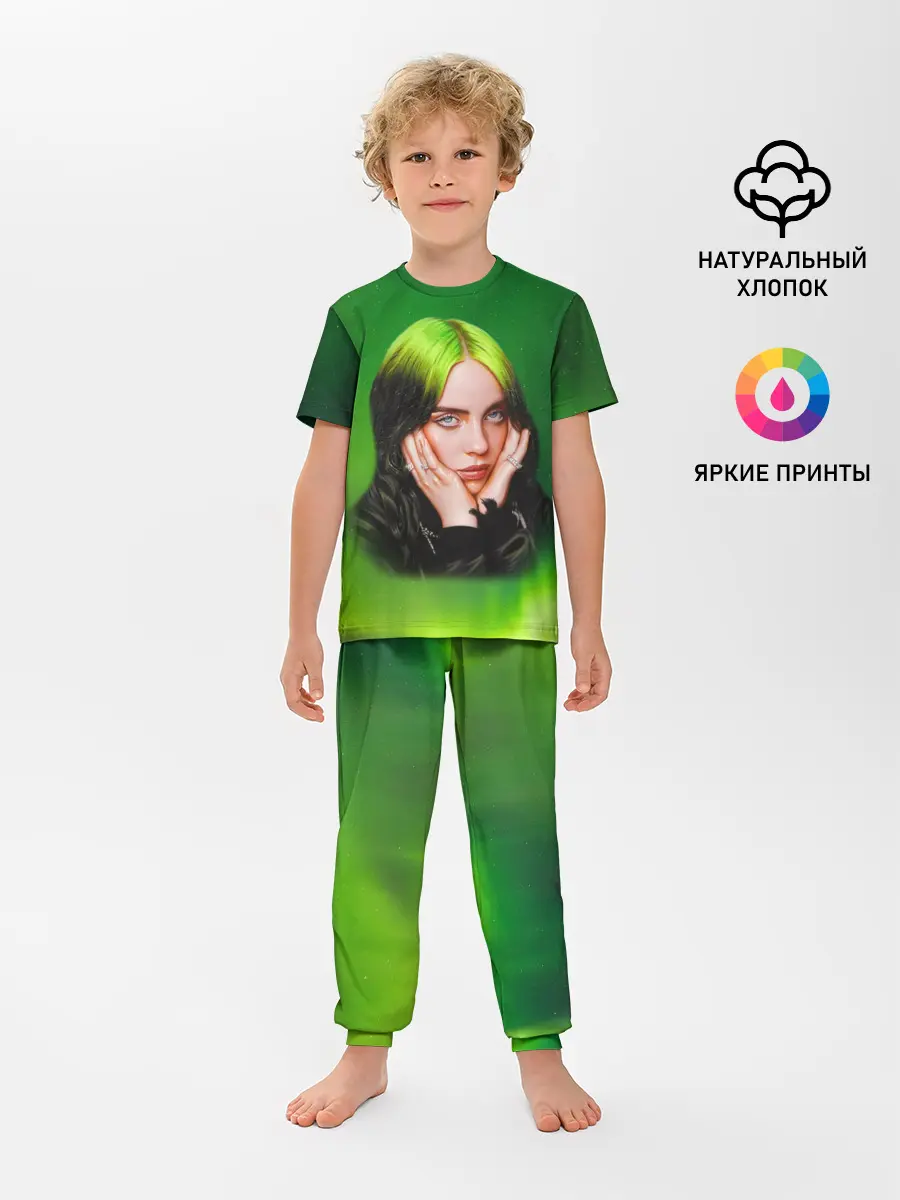 Детская пижама с брюками / Billie Eilish | Билли Айлиш