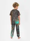 Детская пижама с брюками / Palm glitch art