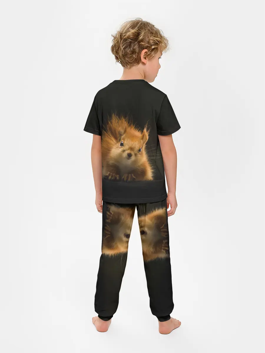 Детская пижама с брюками / Белочка