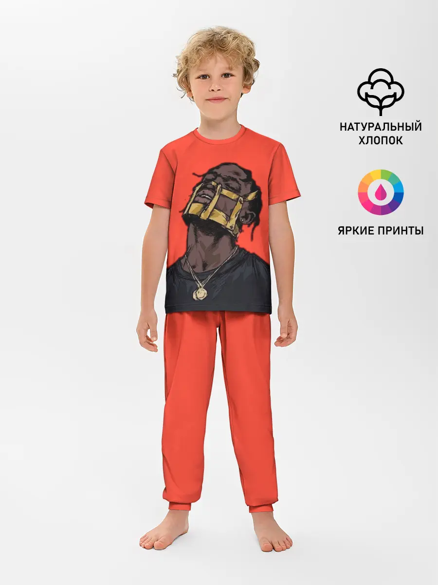 Детская пижама с брюками / Арт с Тревисом