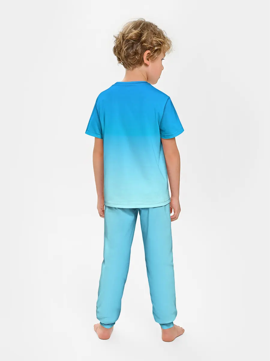 Детская пижама с брюками / куча мала One Piece