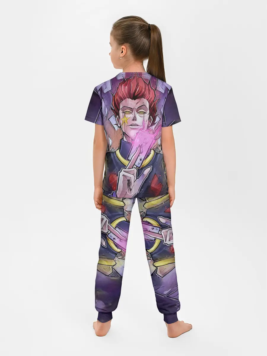 Детская пижама с брюками / Хисока со светящейся картой в руках