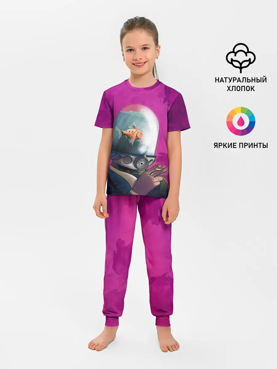 Детская пижама с брюками / Эй Джей | Академия Амбрелла