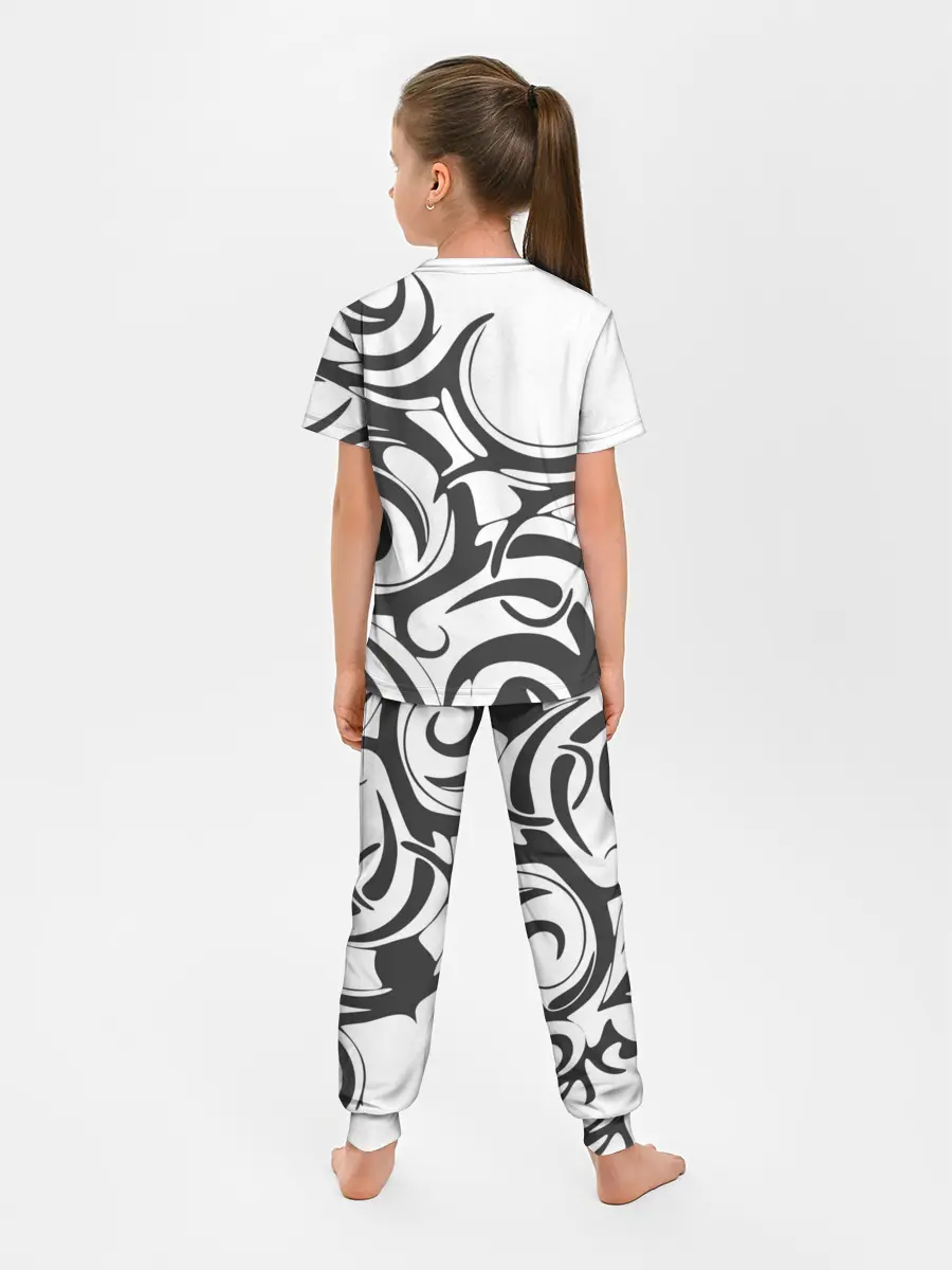 Детская пижама с брюками / Узоры