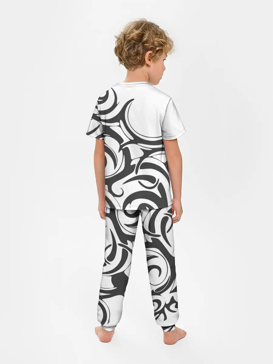 Детская пижама с брюками / Узоры