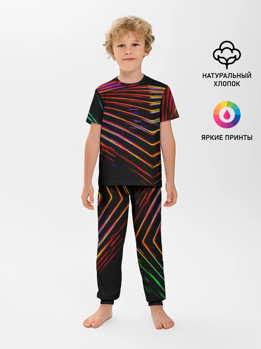 Детская пижама с брюками / STRIPES COLOR