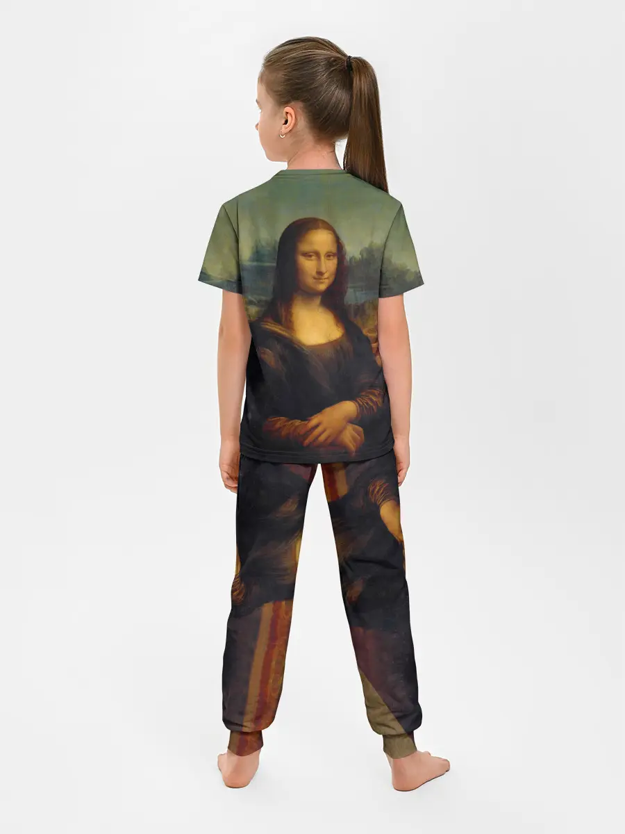 Детская пижама с брюками / Леонардо да Винчи - Мона Лиза