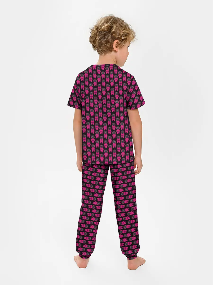 Детская пижама с брюками / СТРАЖИ | SQUID GAME