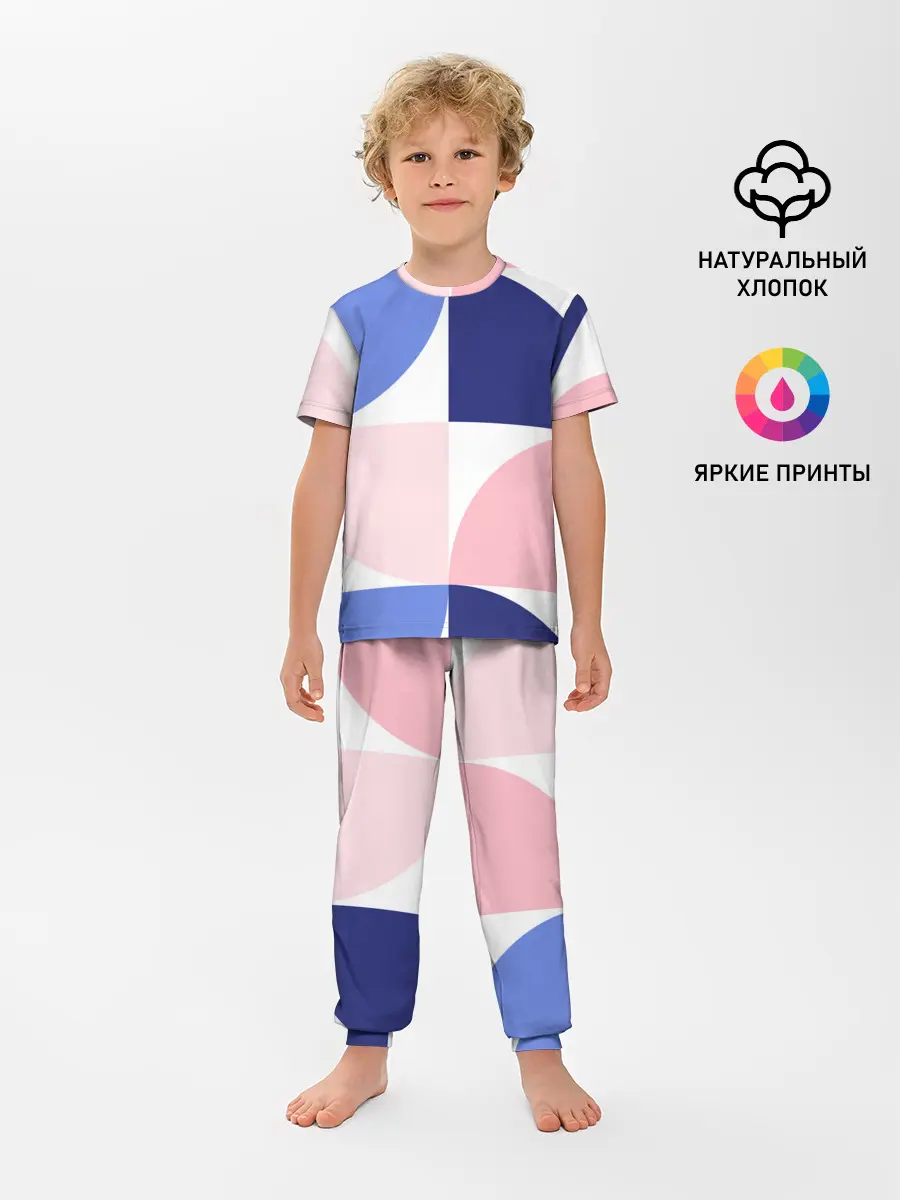 Детская пижама с брюками / узоры