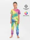Детская пижама с брюками / Tie-Dye