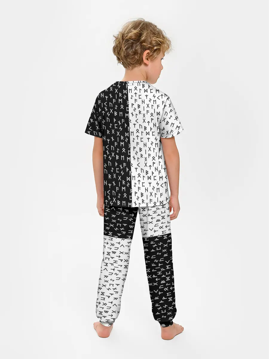 Детская пижама с брюками / Руны