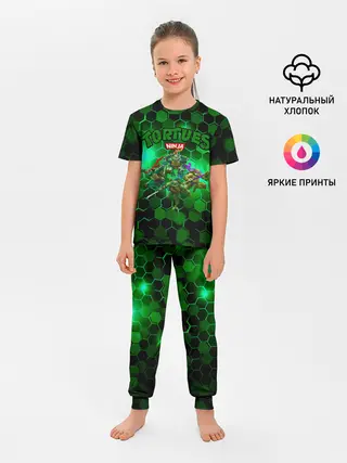 Детская пижама с брюками / ЧЕРЕПАШКИ - НИНДЗЯ