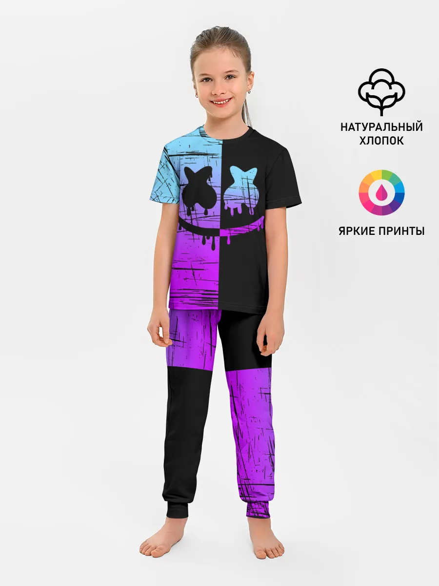 Детская пижама с брюками / FORTNITE MARSHMELLO.