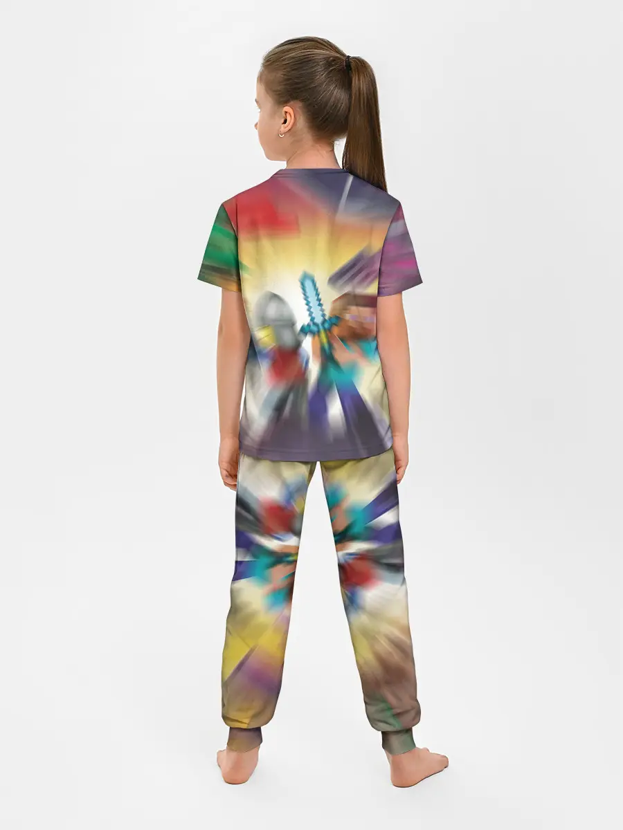 Детская пижама с брюками / MINECRAFT | МАЙНКРАФТ