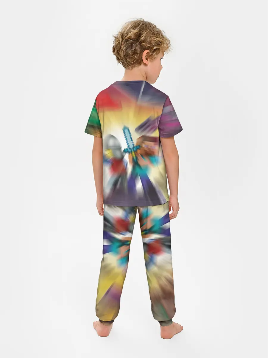 Детская пижама с брюками / MINECRAFT | МАЙНКРАФТ