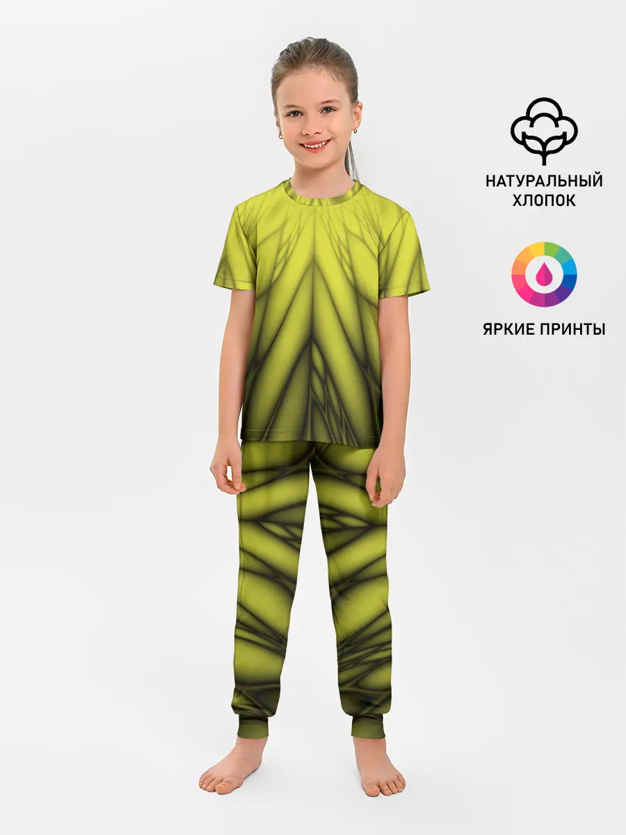 Детская пижама с брюками / Абстракция 535