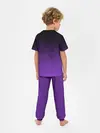 Детская пижама с брюками / Ночной градиент | Фиолетовый
