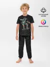 Детская пижама с брюками / Космонавт На Скейтборде