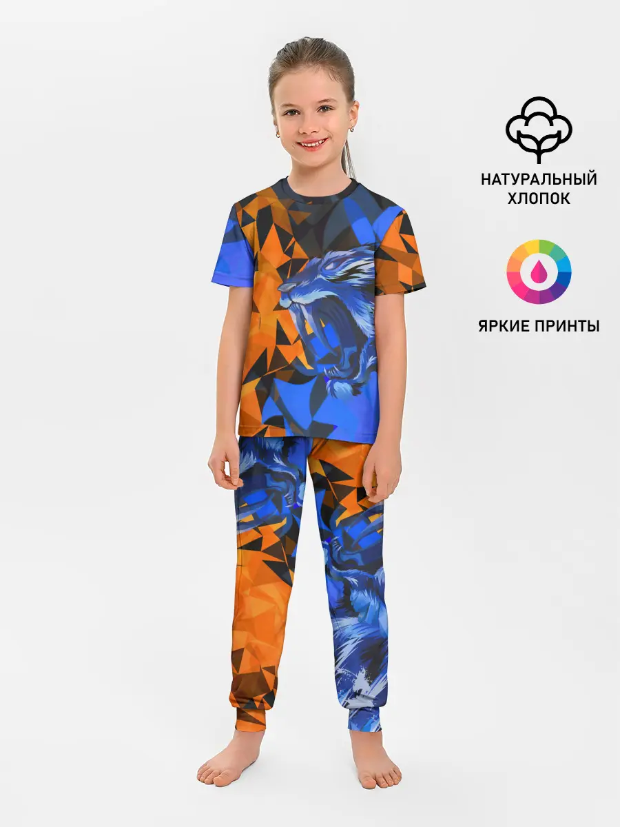 Детская пижама с брюками / Тигр