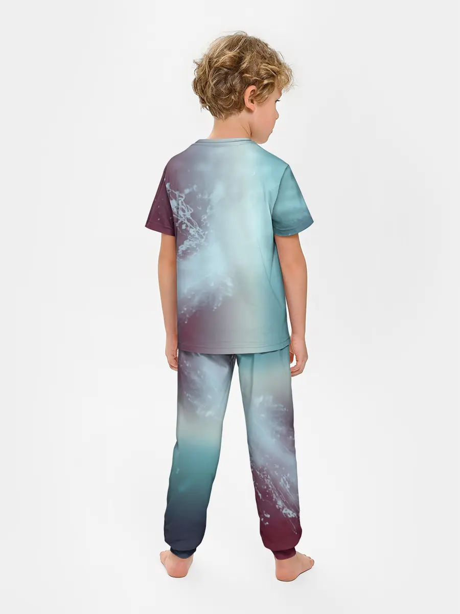 Детская пижама с брюками / Cyberpunk 2077 | Джонни и Порш