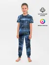 Детская пижама с брюками / Линии неона
