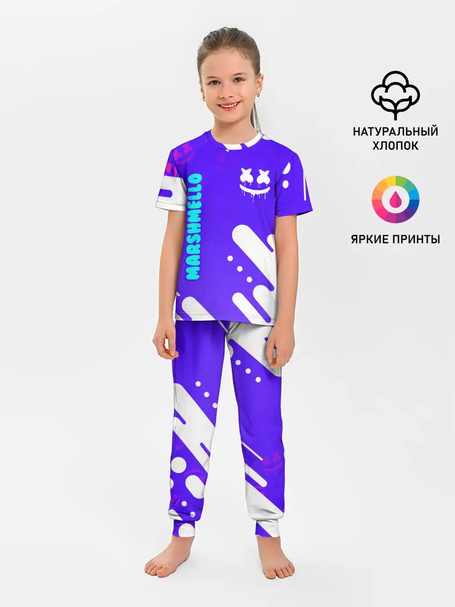 Детская пижама с брюками / MARSHMELLO / МАРШМЕЛЛОУ