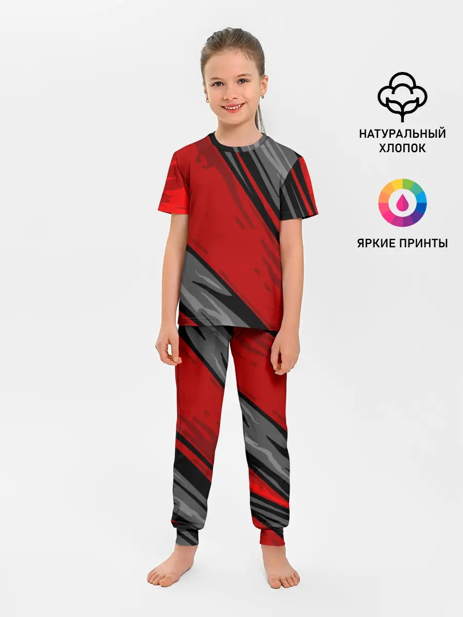 Детская пижама с брюками / Сиомбиотический стиль
