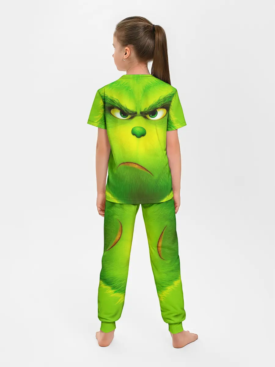Детская пижама с брюками / Гринч 3D/ The Grinch