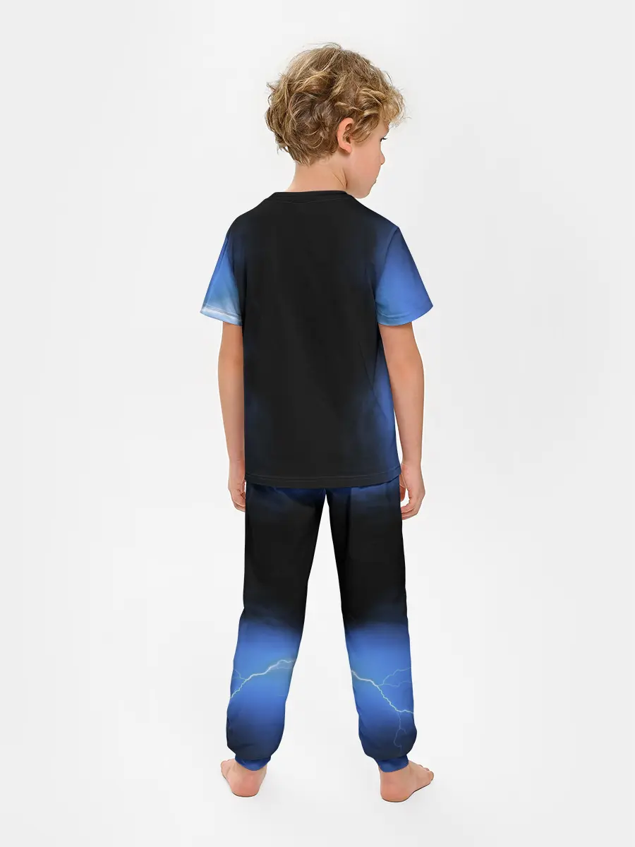 Детская пижама с брюками / Грозовой кошак