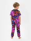 Детская пижама с брюками / Неоновое граффити