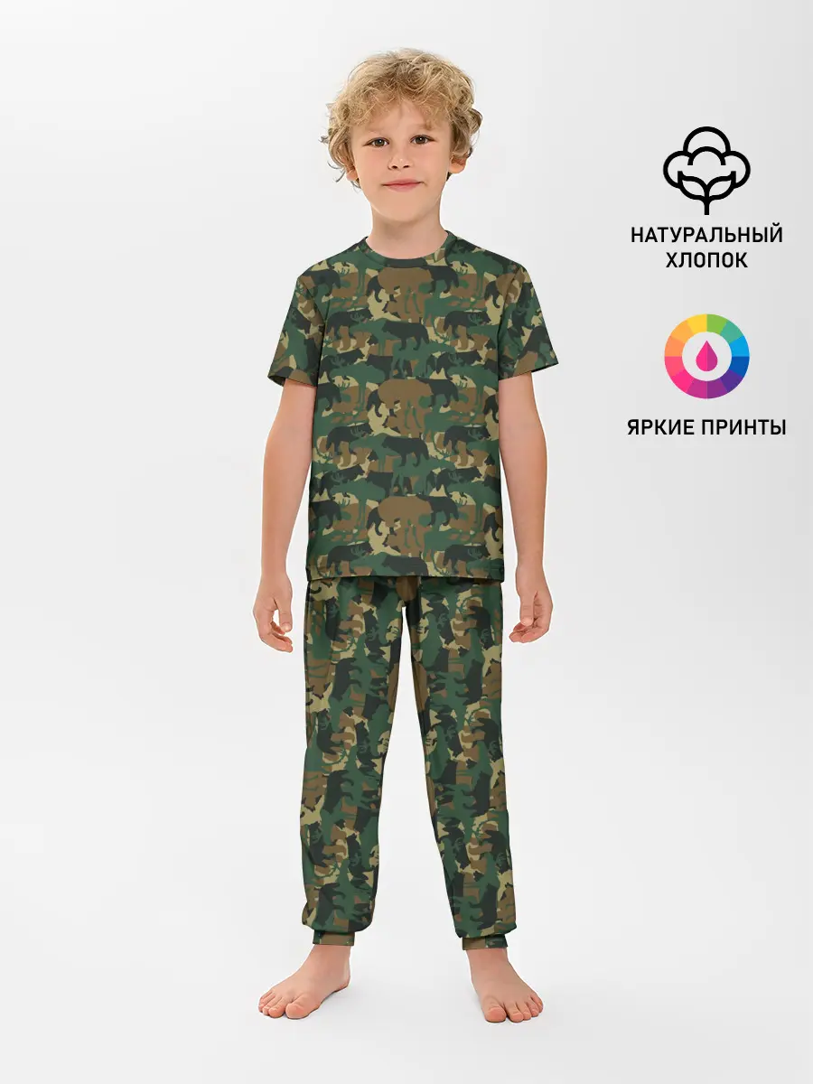 Детская пижама с брюками / Охотник