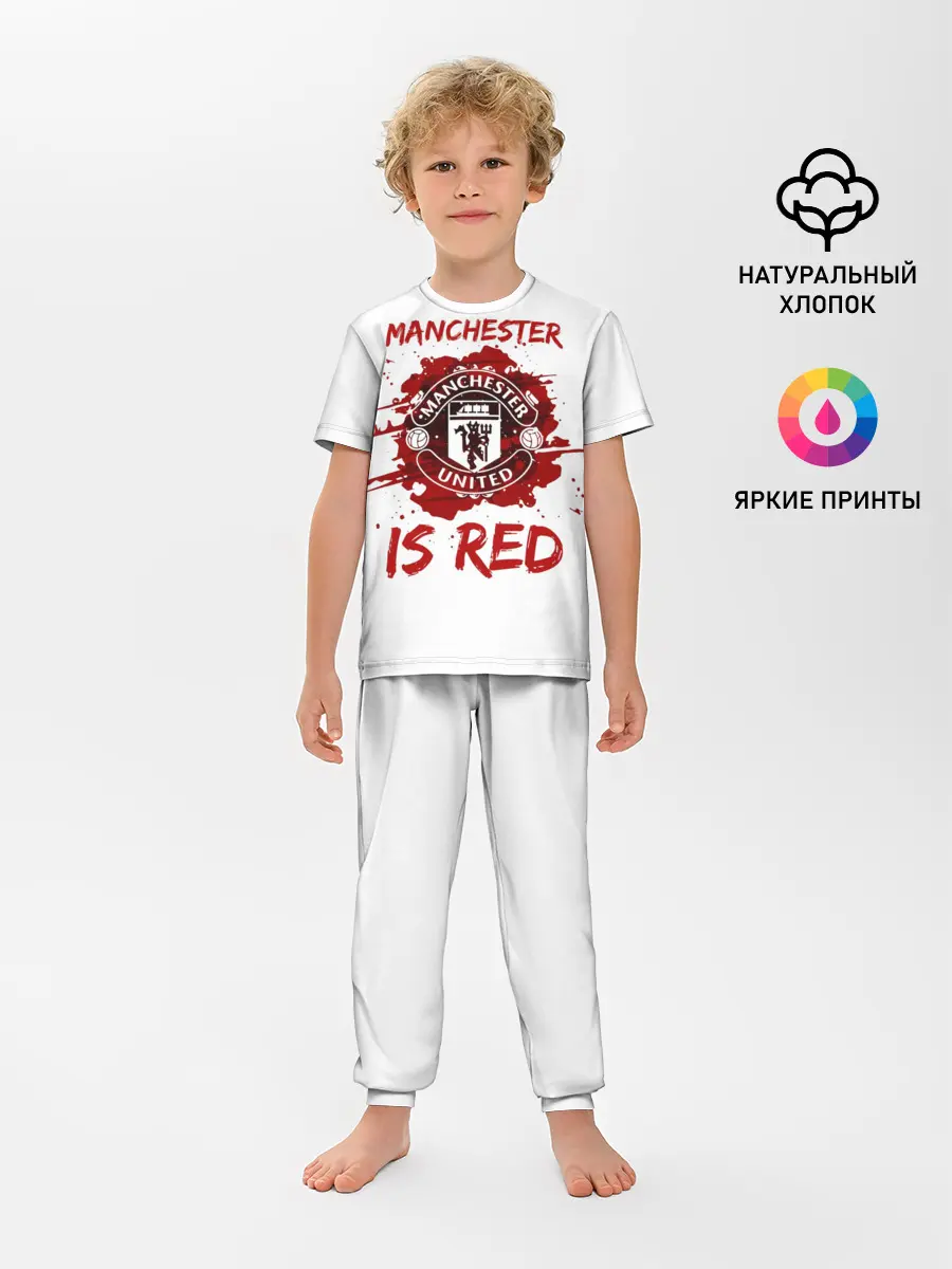 Детская пижама с брюками / Манчестер Юнайтед