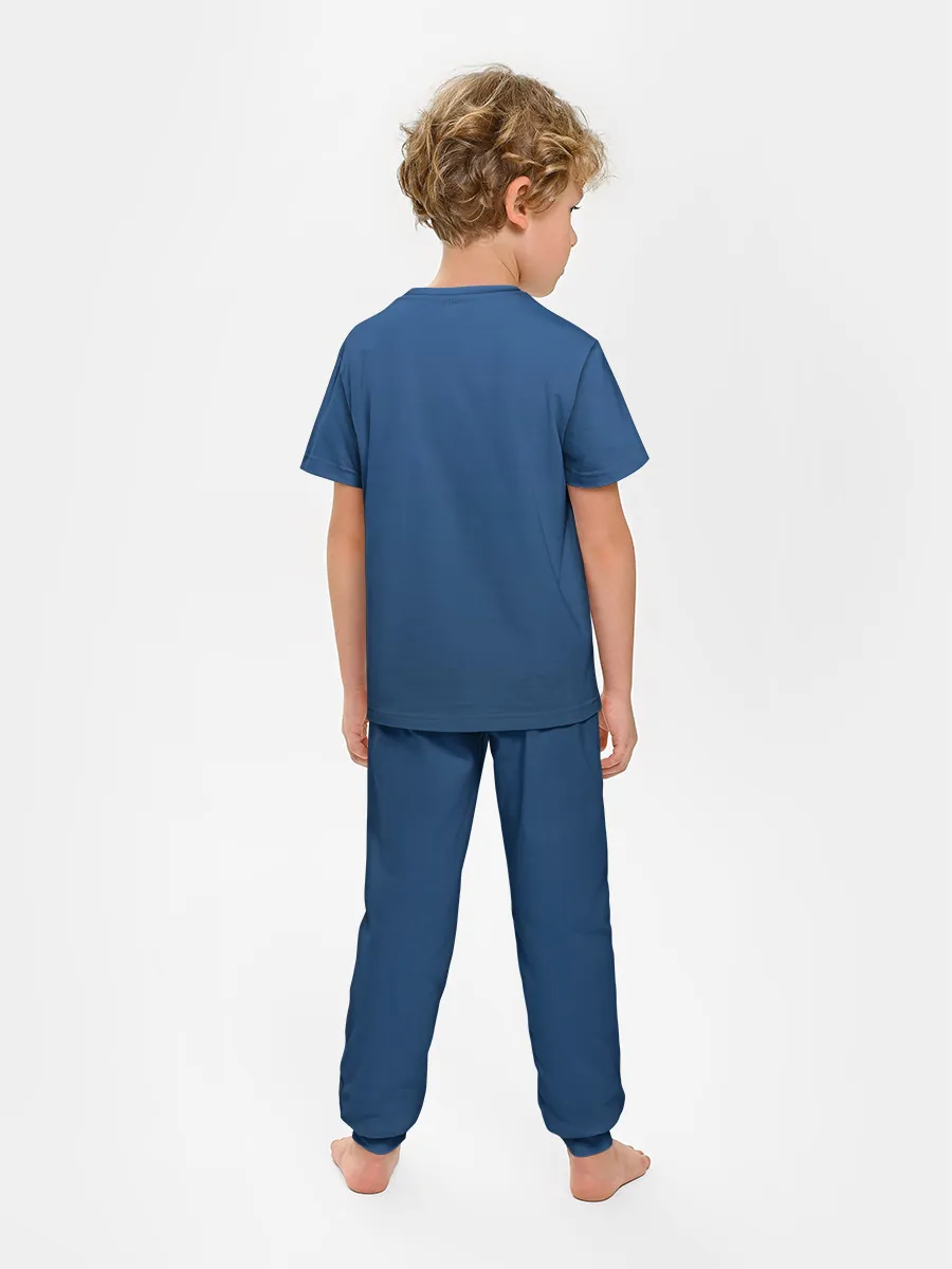 Детская пижама с брюками / 19-4052 Classic Blue