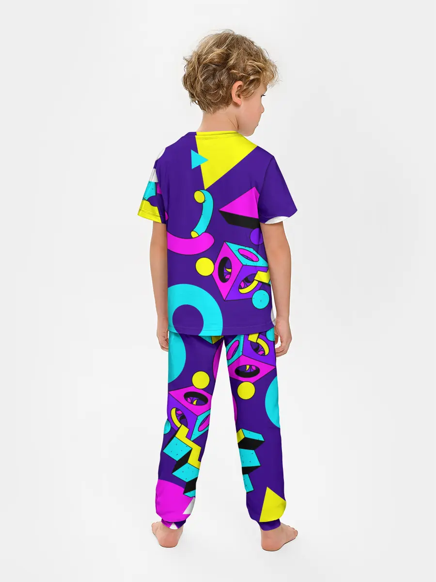 Детская пижама с брюками / Геометрические фигуры