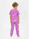 Детская пижама с брюками / Розовые сердечки