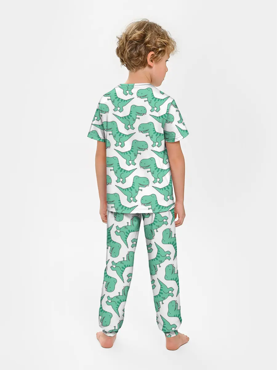 Детская пижама с брюками / Динозавры