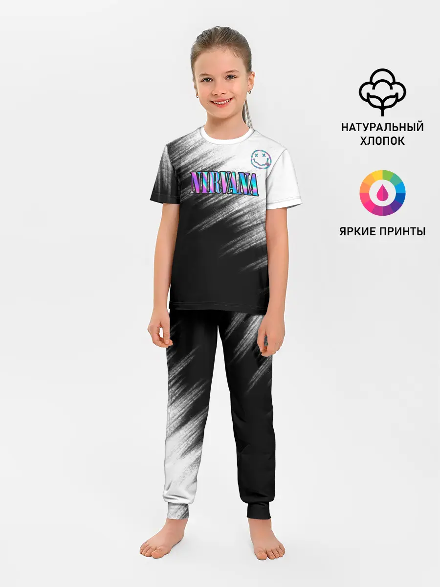 Детская пижама с брюками / nirvana