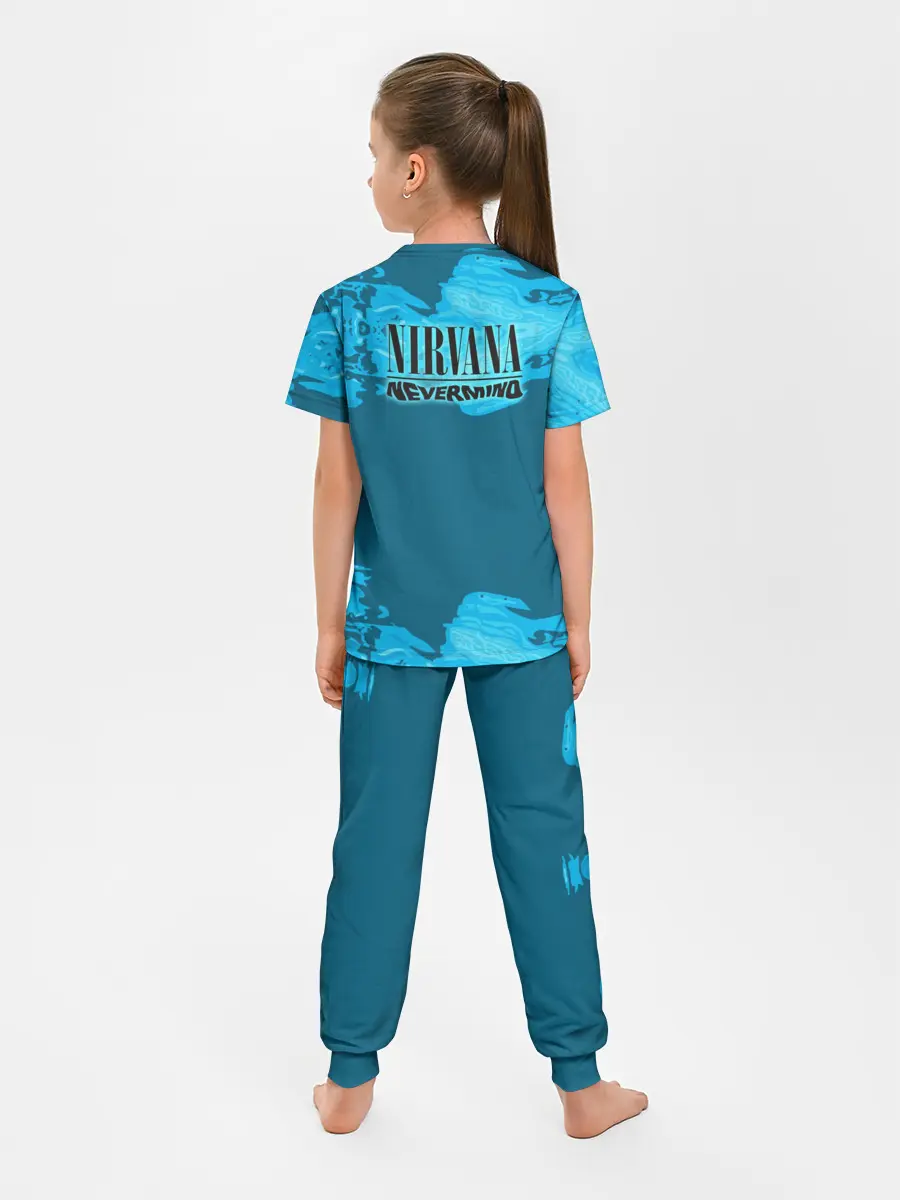 Детская пижама с брюками / Nirvana & Simpson