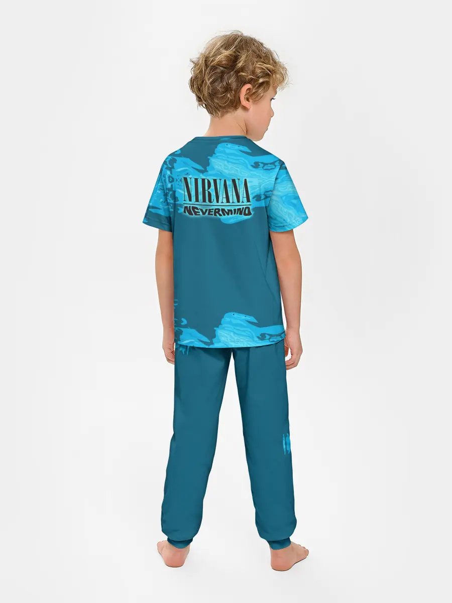 Детская пижама с брюками / Nirvana & Simpson