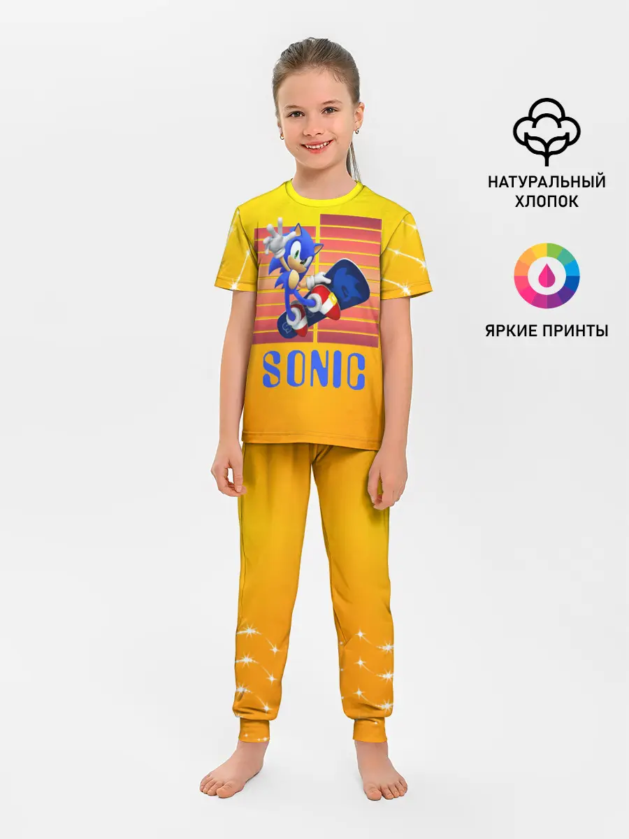 Детская пижама с брюками / Sonic - Соник