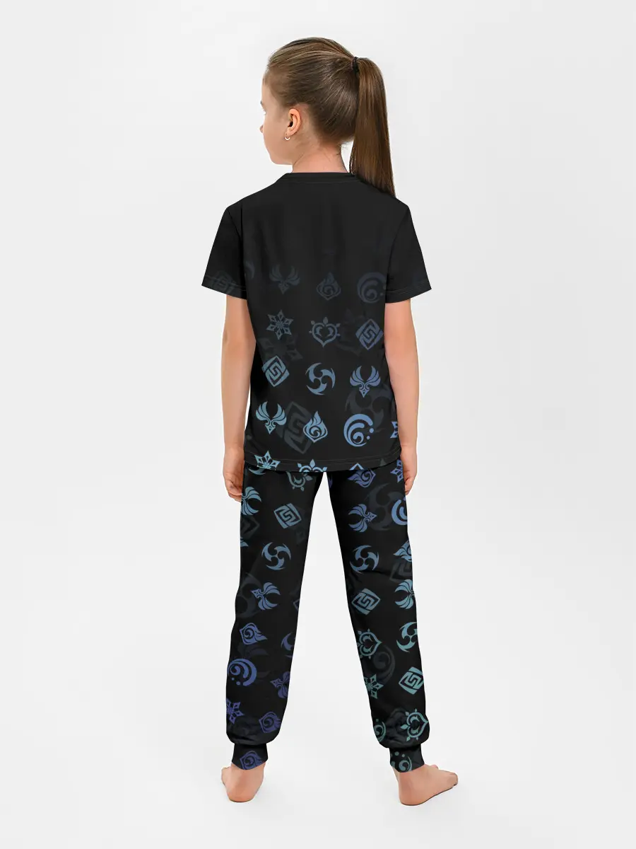 Детская пижама с брюками / Эола / Genshin Impact