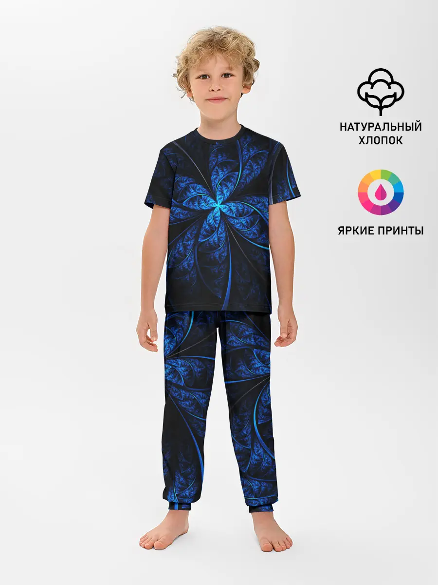 Детская пижама с брюками / DIGITAL FRACTAL